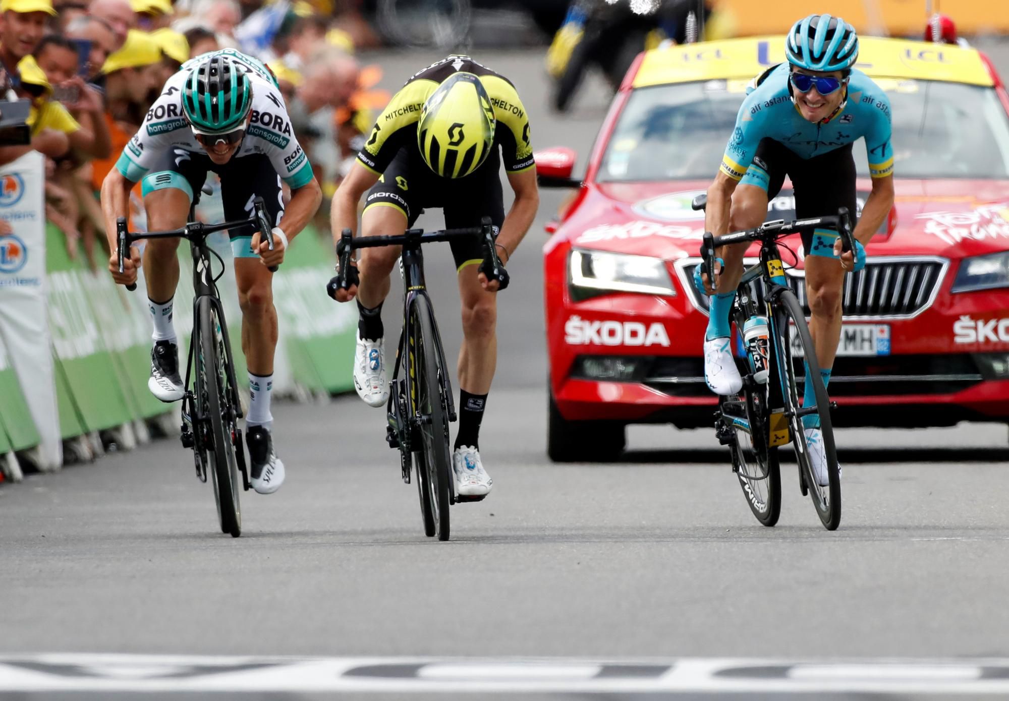 Špurt na Tour de France.