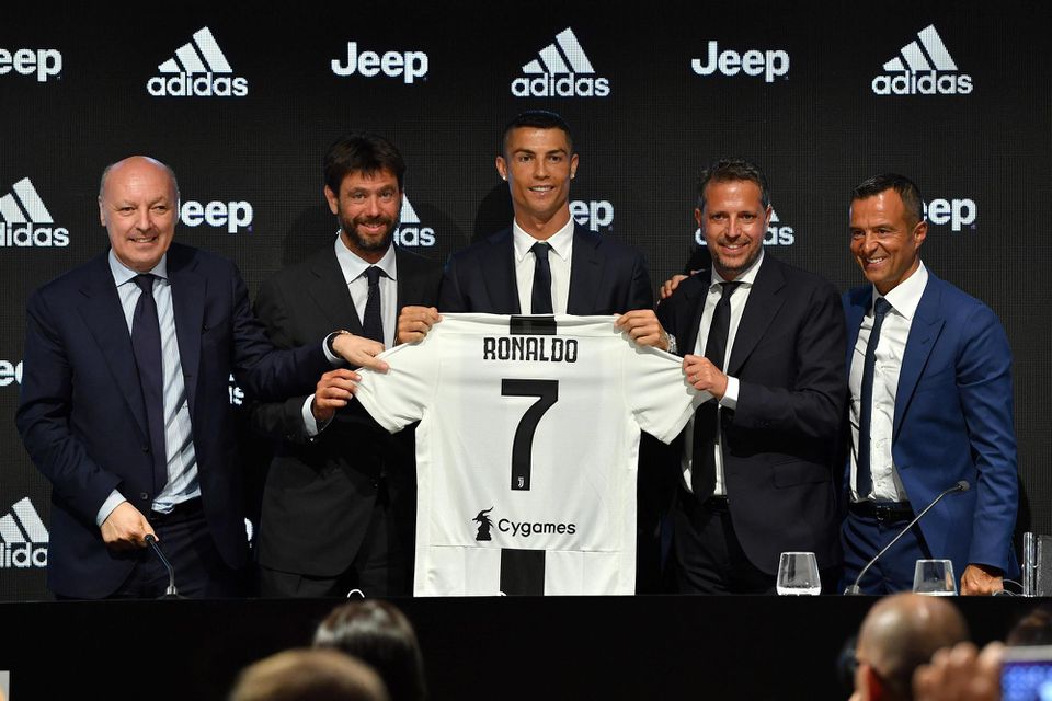 Predstavenie Cristiana Ronalda v Juventuse.