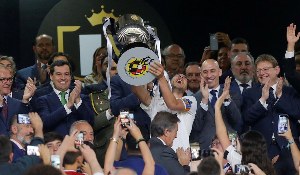 Valencia oslavuje triumf v Copa del Rey