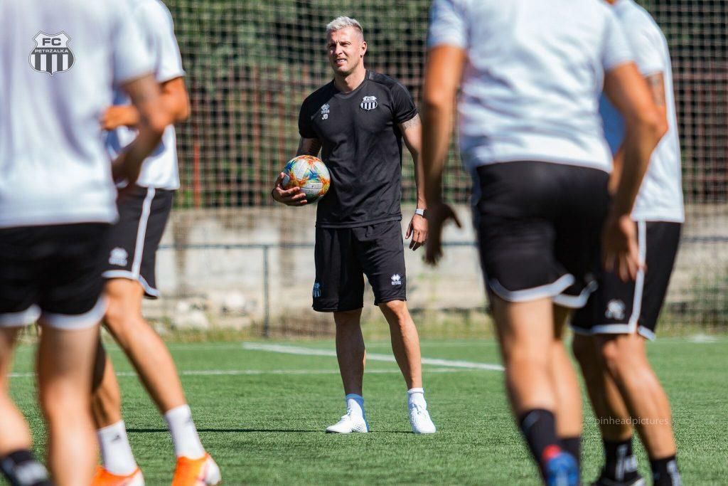 Ján Ďurica na tréningu FC Petrzalka.