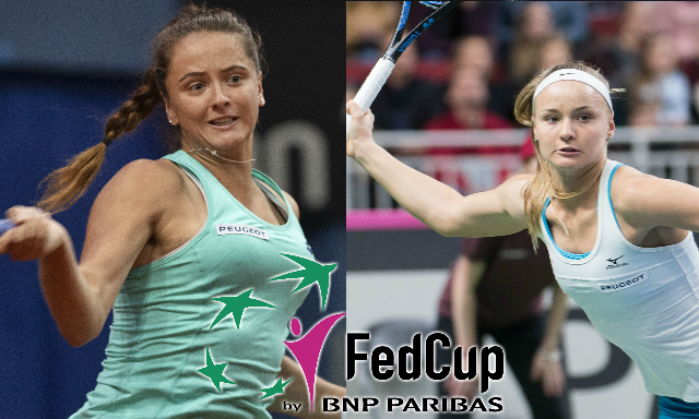 Fed Cup: Kužmová, Šramková - Alvesová, Stefaniová