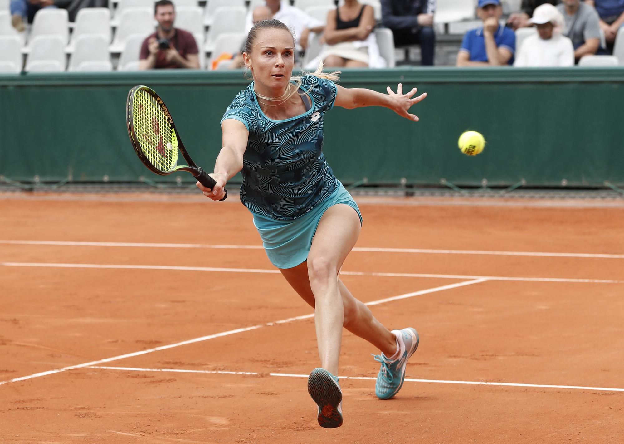 Slovenská tenistka Magdaléna Rybáriková na Roland Garros.