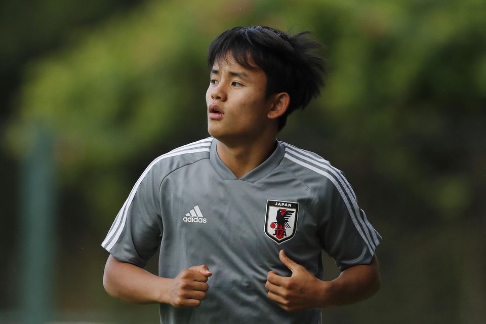Japonský futbalový supertalent Takefusa Kubo.