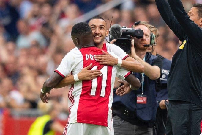 Radosť hráčov Ajaxu
