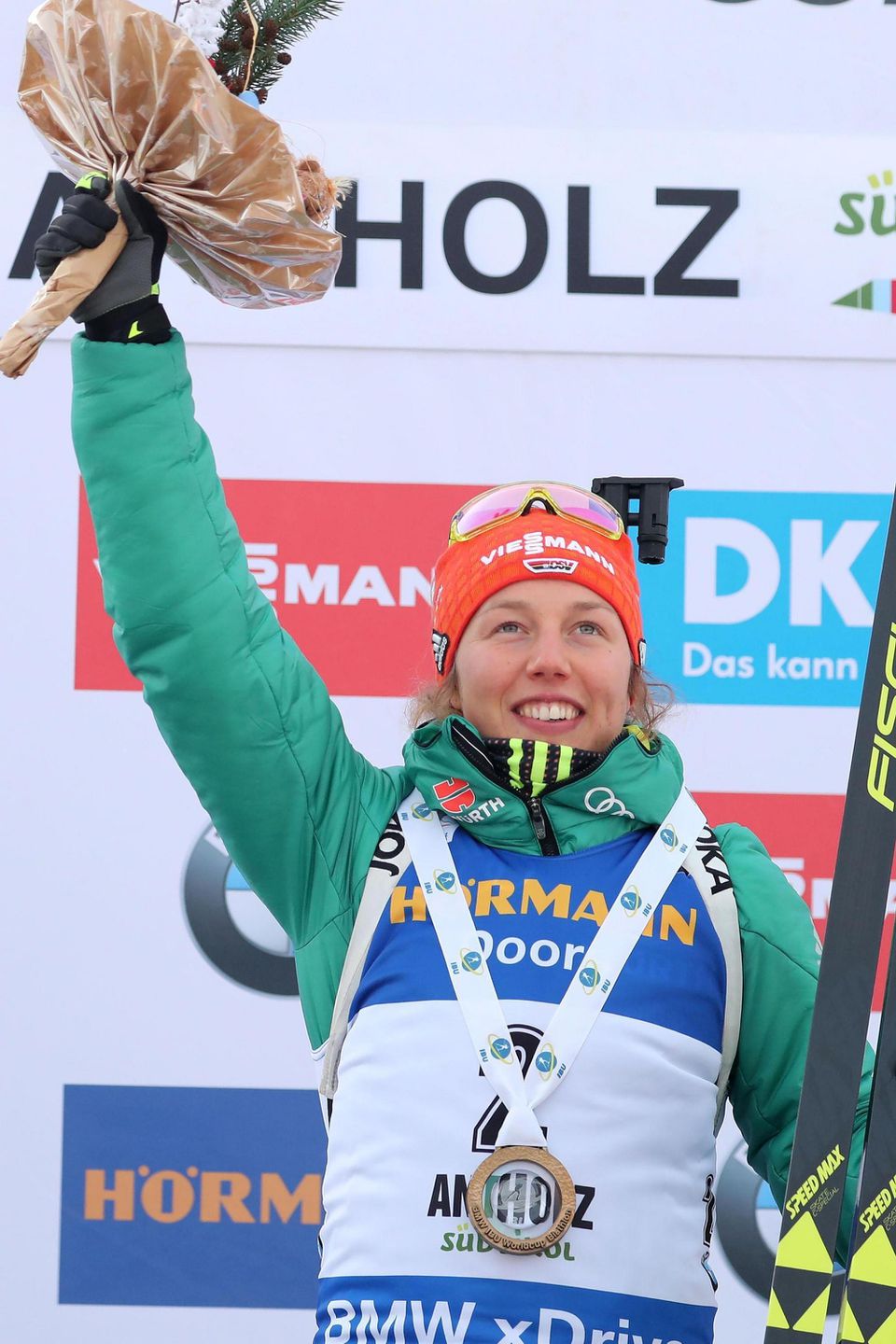 Nemecká biatlonistka Laura Dahlmeierová.