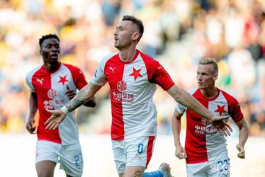 Slavia Praha v Tepliciach nadelila päť gólov