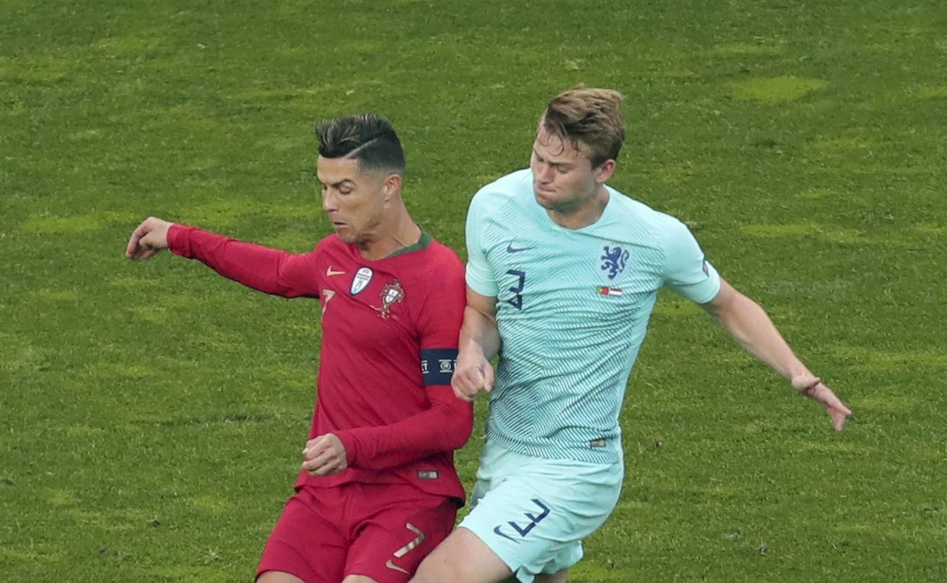 Cristiano Ronaldo (Portugalsko)  vs Matthijs de Ligt (Holandsko)