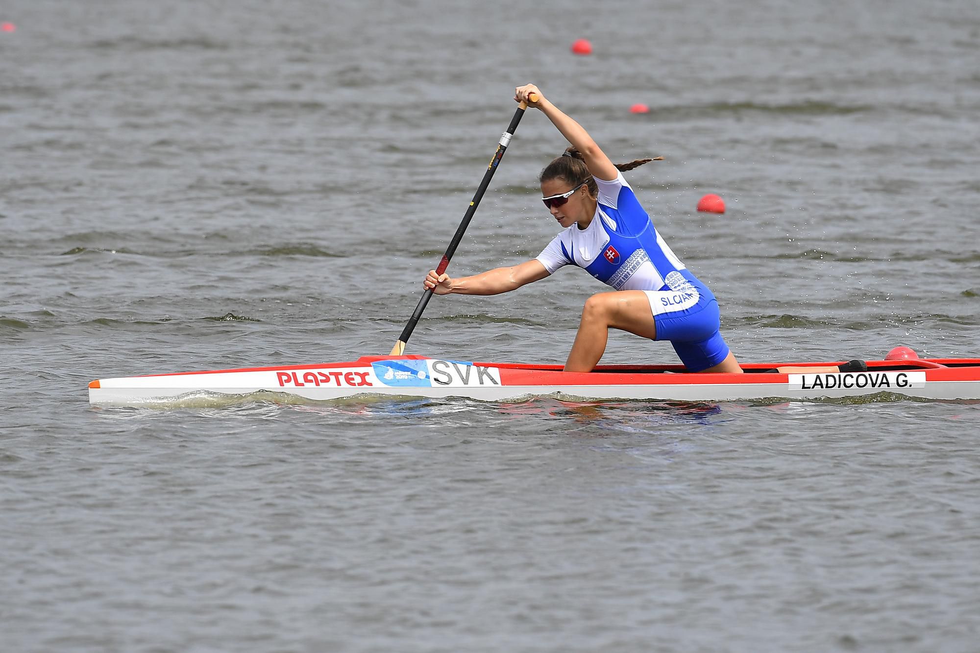 Slovenská reprezentantka v rýchlostnej kanoistike Gabriela Ladičová.