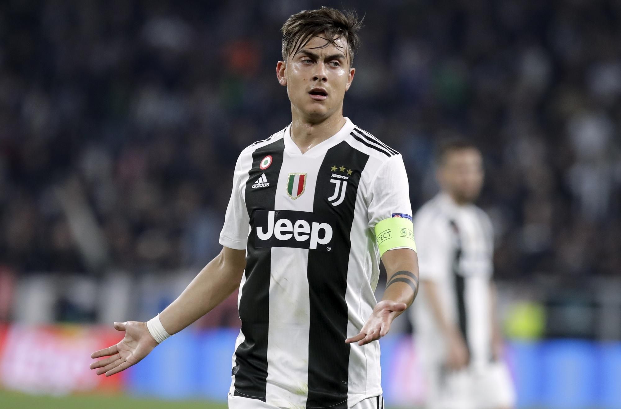 Paulo Dybala počas zápasu.