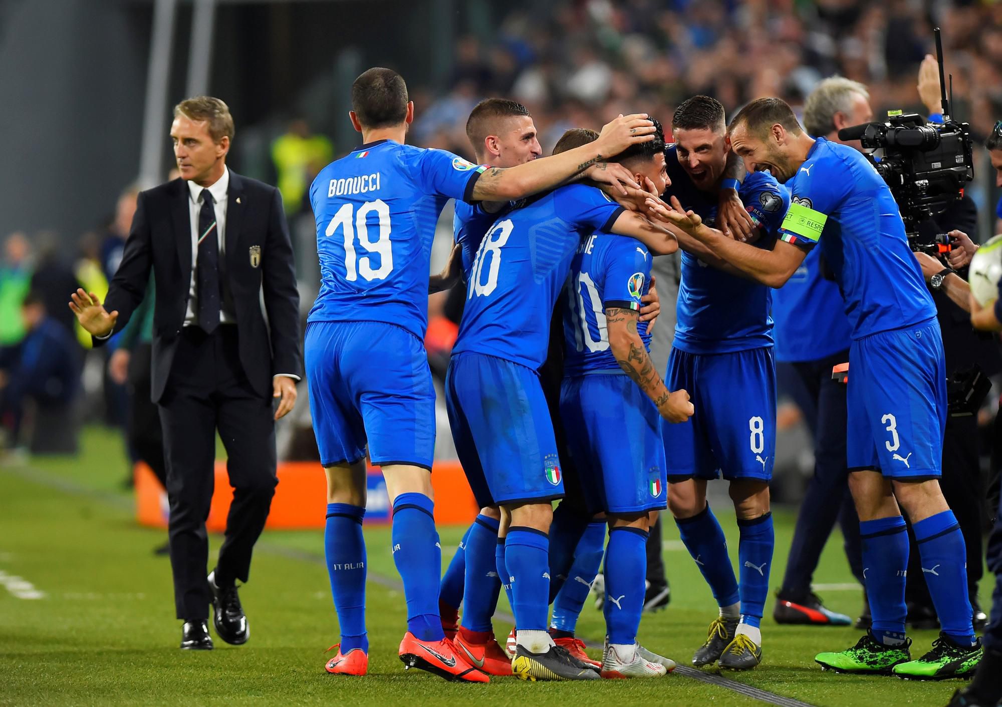 Futbalisti Talianska sa tešia z gólu.