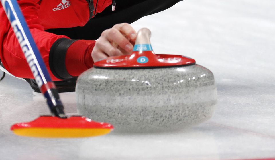 Curling ilustračný záber.