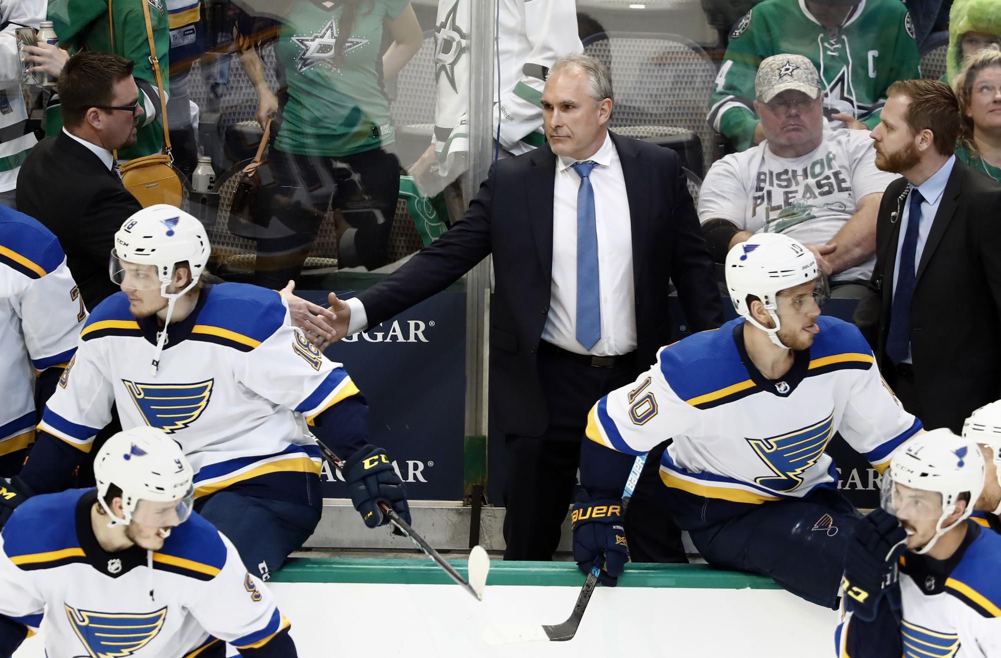 Tréner St. Louis Blues Craig Berube.