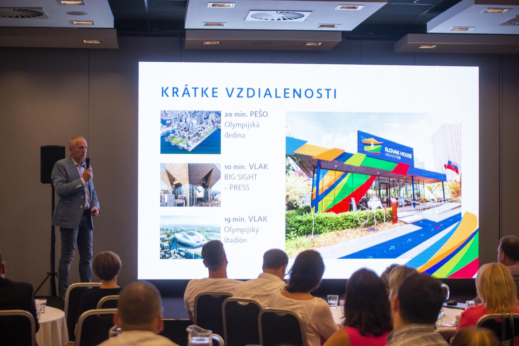 Prezident Slovenského olympijského a športového výboru (SOŠV) Anton Siekel počas tlačovej konferencie k predstaveniu projektu Tokio 2020.