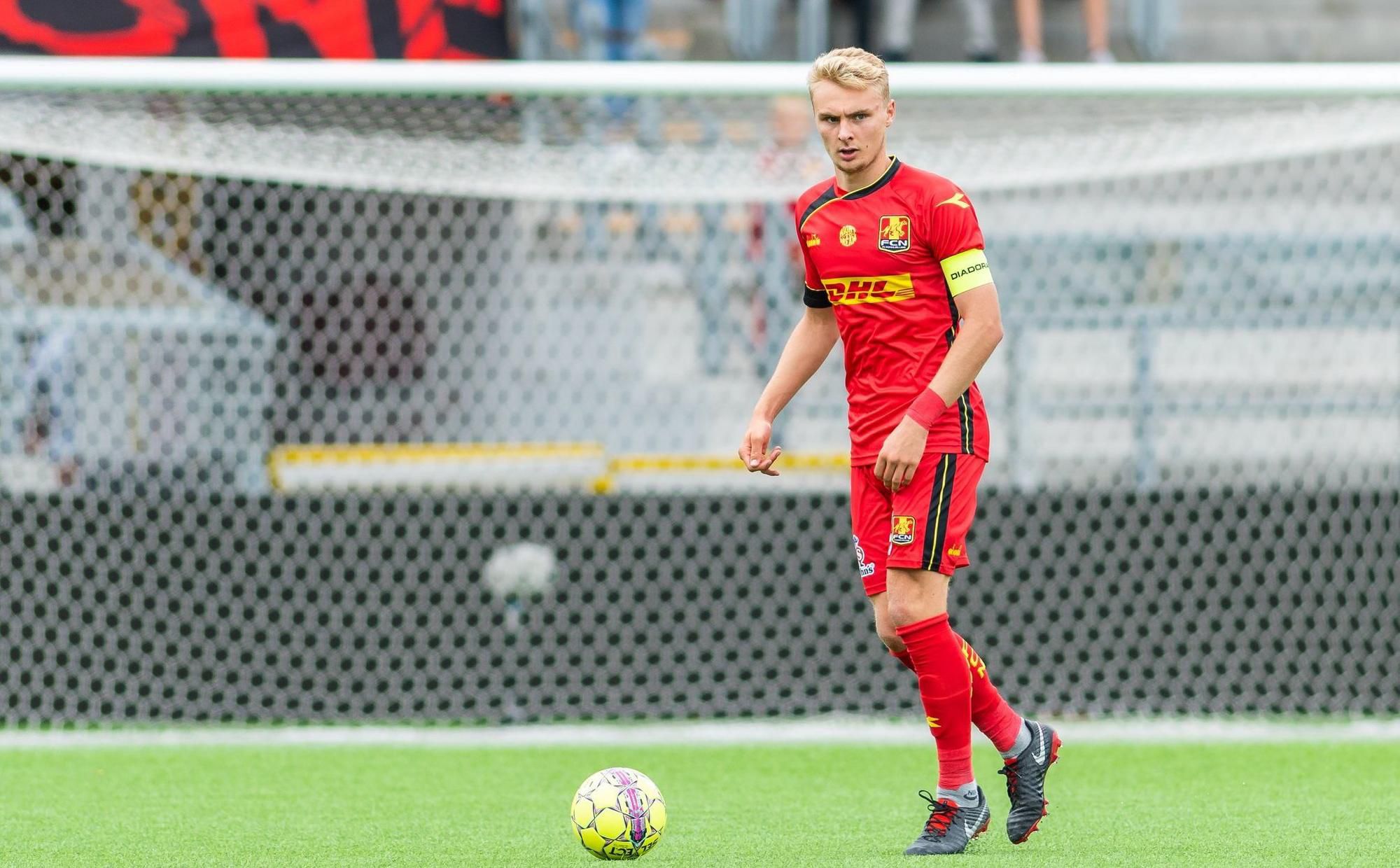 Victor Nelsson, kapitán dánskeho klubu FC Nordsjaelland