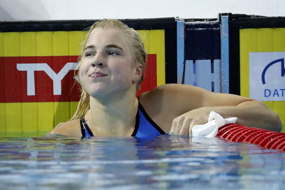 Litovská olympijská víťazka v plávaní Ruta Meilutyteová.