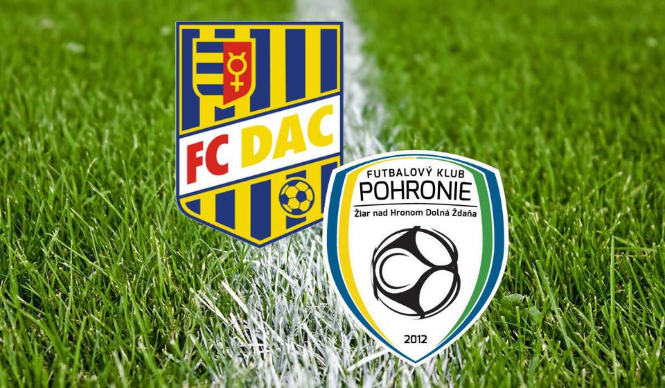 ONLINE: FC DAC Dunajská Streda - FK Pohronie žiar nad Hronom Dolná Ždaňa