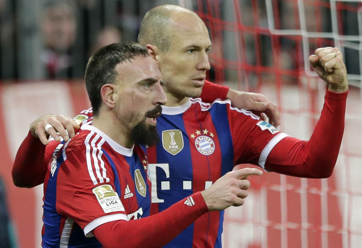 Franck Ribery a Arjen Robben.