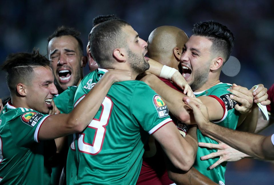 Futbalisti Alžírska.
