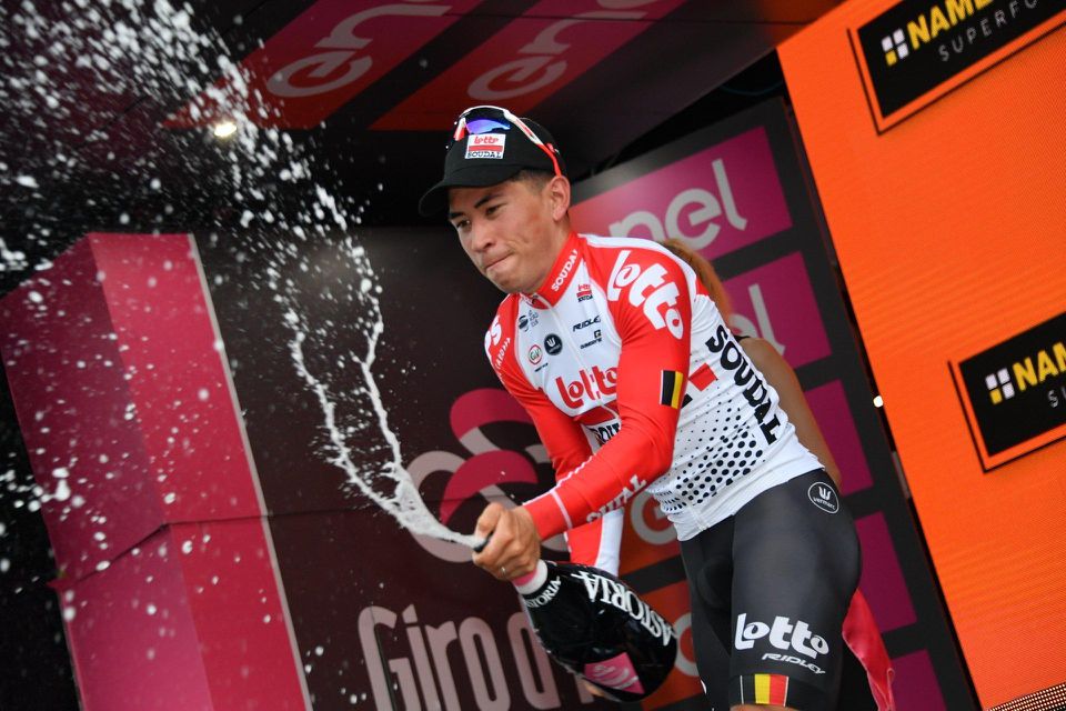 Caleb Ewan víťazom 8. etapy Giro d'Italia.