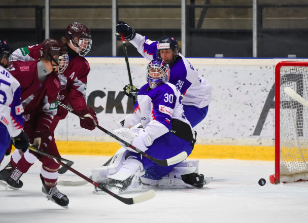 Lotyšsko - Slovensko na MS v hokeji do 18 rokov