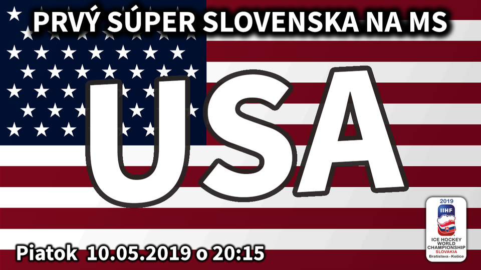VIDEO: USA - prvý súper Slovenska na MS v hokeji 2019