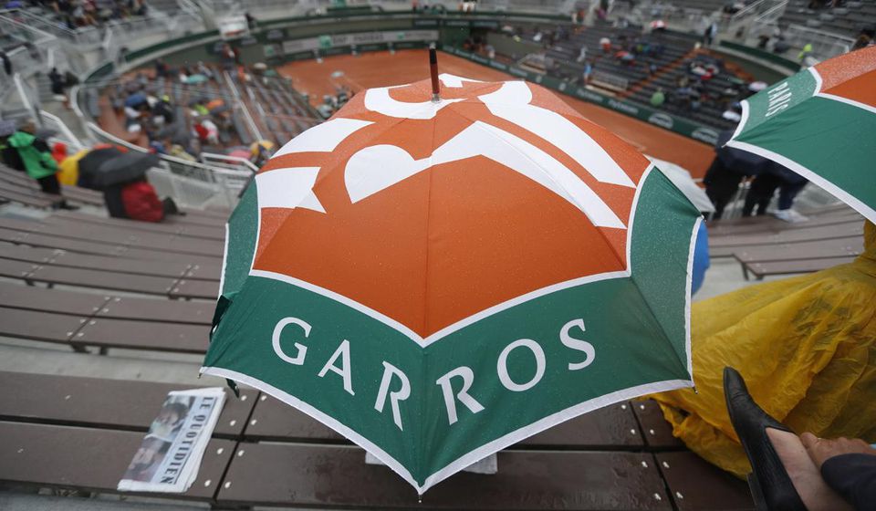 Roland Garros - dážď