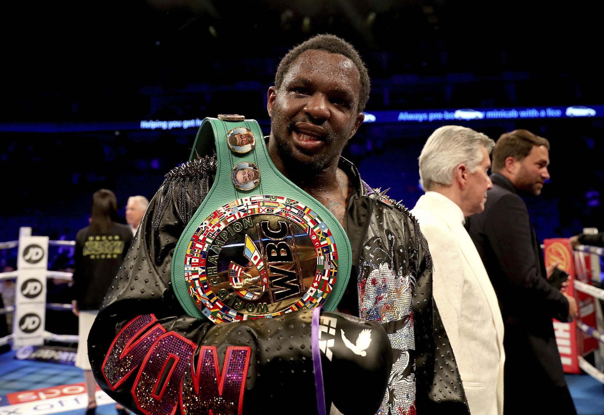 Boxer Dillian Whyte.