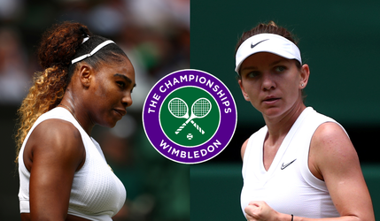 Serena Williamsová - Simona Halepová (Wimbledon 2019, finále)