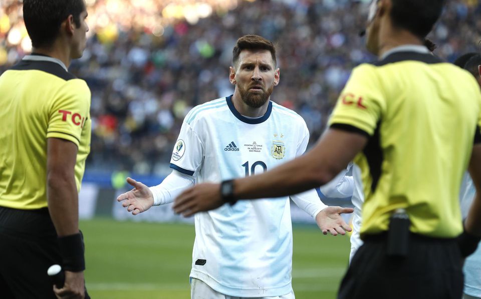 Lionel Messi v dree Argentíny.