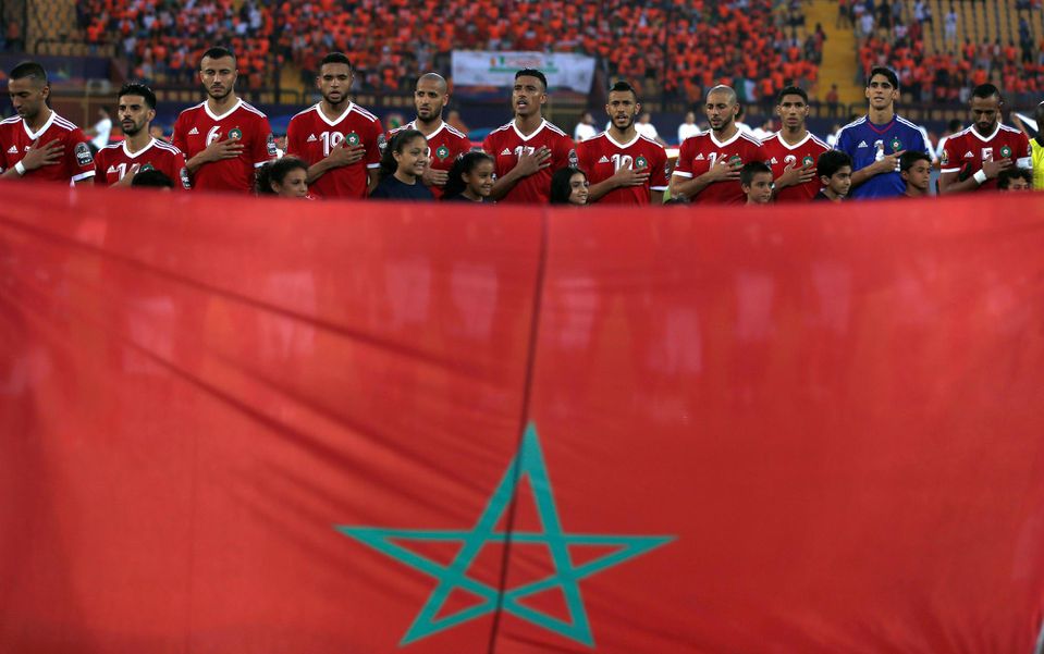 Futbalisti Maroka.