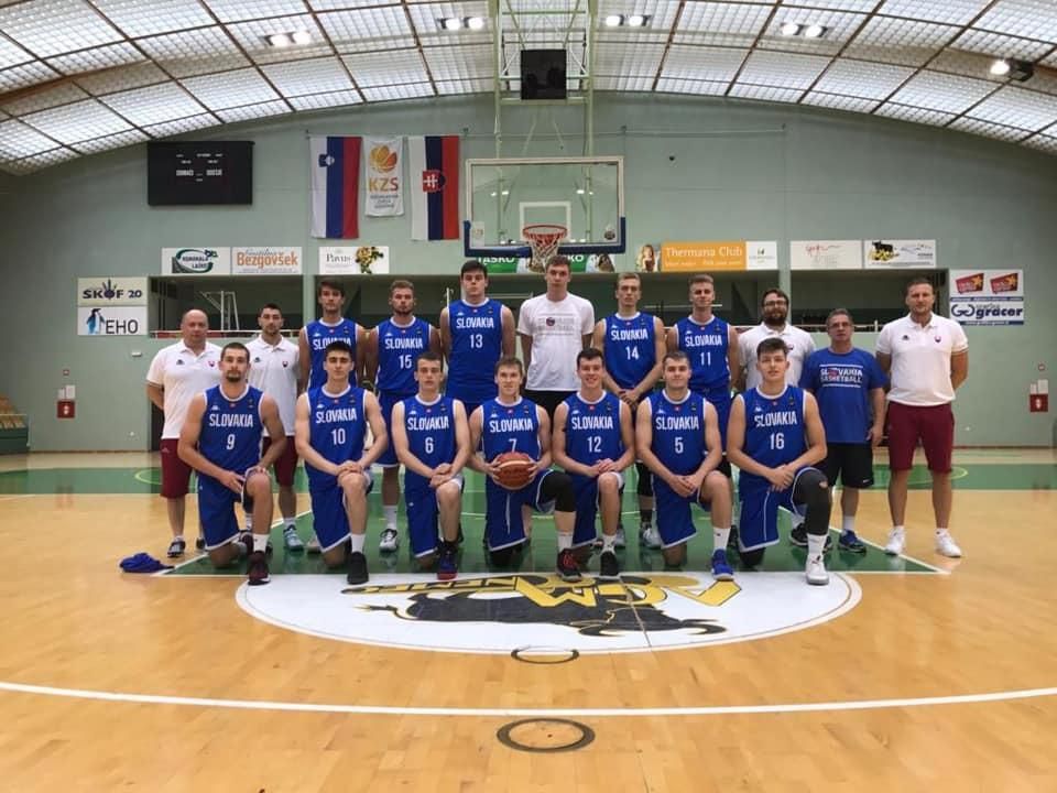 Slovenskí basketbalisti do 20 rokov.