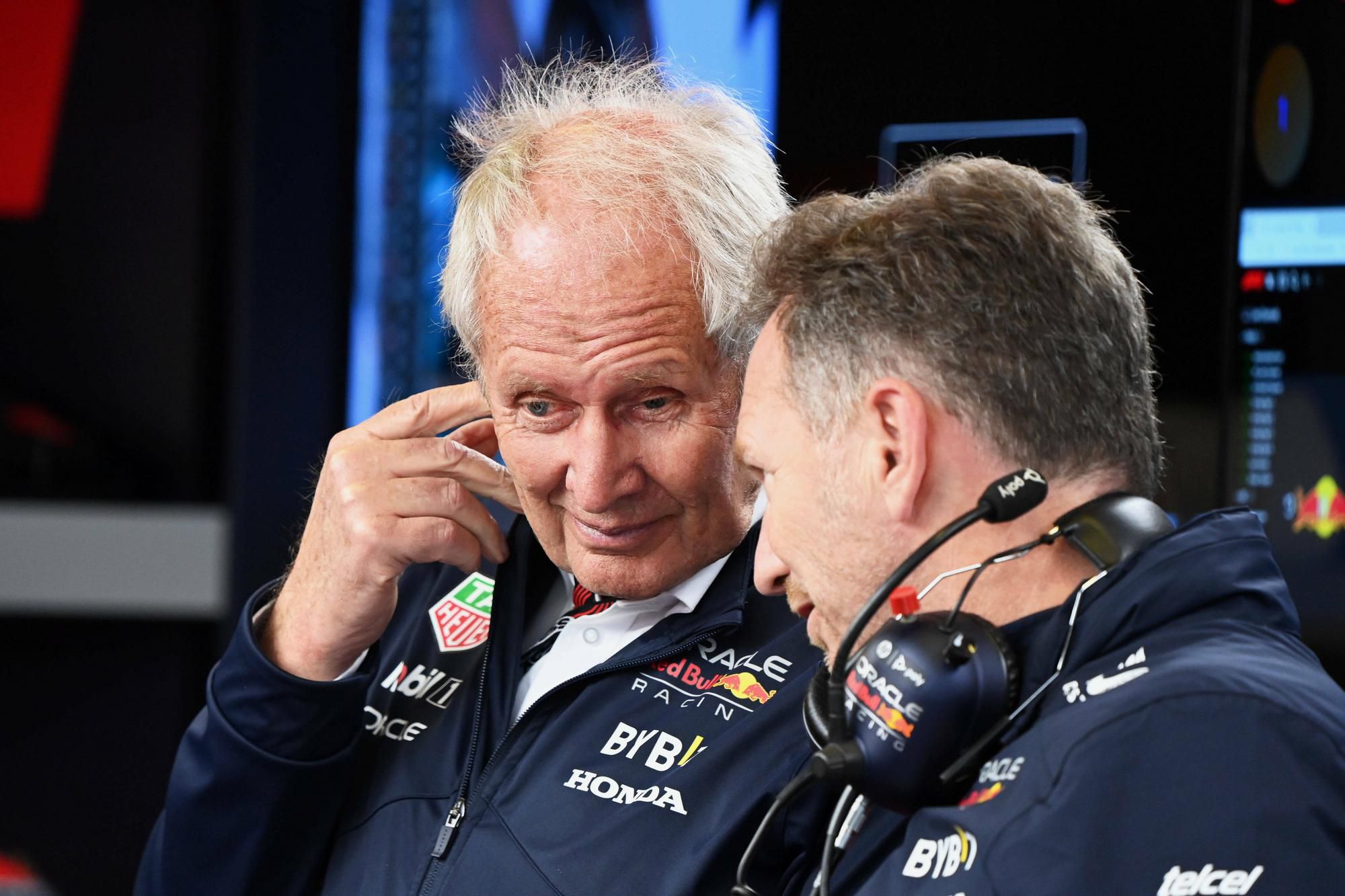 Helmut Marko a Christian Horner, Red Bull Racing