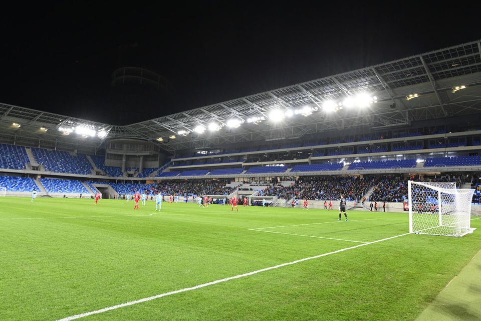 Testovací zápas Slovana Bratislava na Tehelnom poli