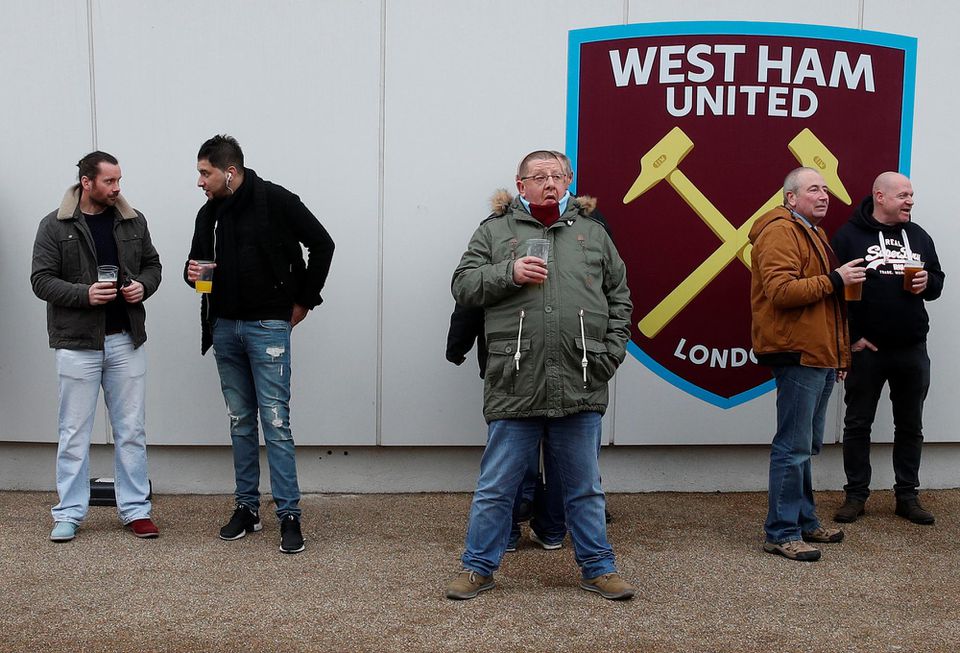 Fanúšikovia West Hamu United.