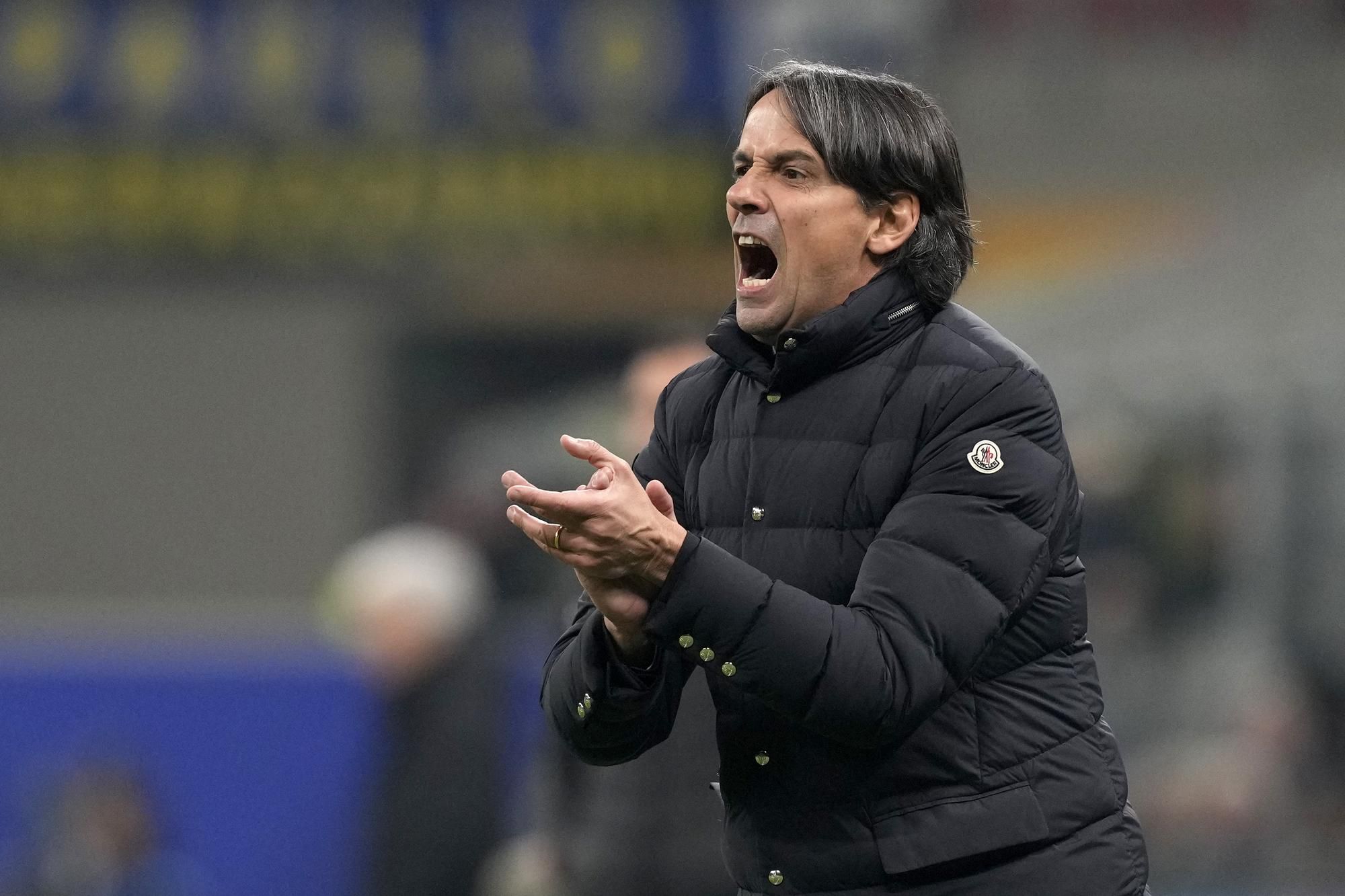 Tréner Interu Miláno Simone Inzaghi.