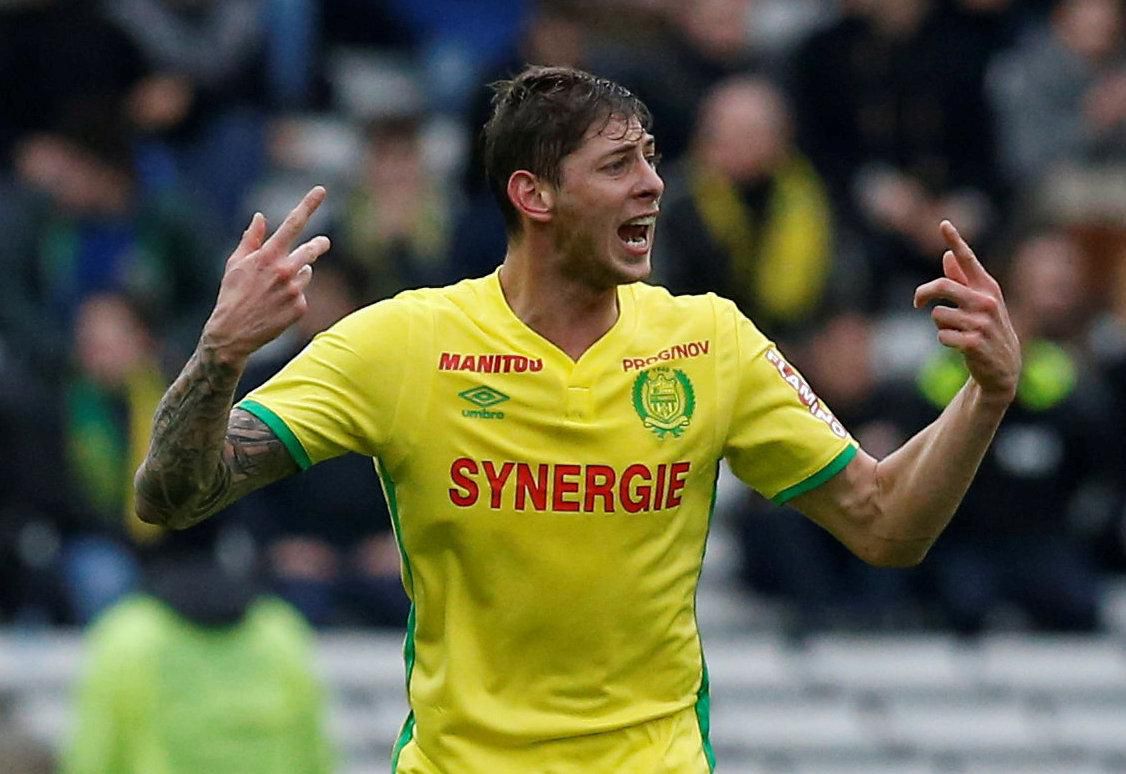 Emiliano Sala v drese FC Nantes