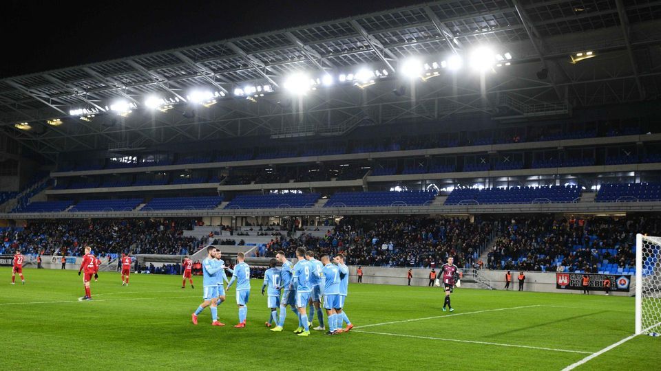 Testovací zápas Slovana Bratislava na Tehelnom poli