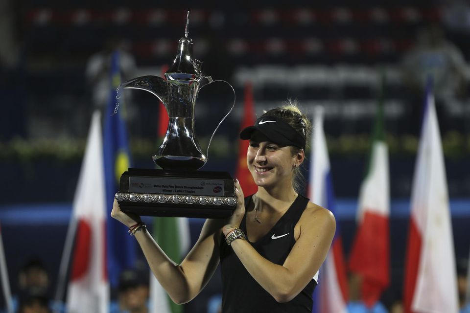 Švajčiarska tenistka Belinda Bencicová triumfovala vo dvojhre na turnaji WTA Dubaj.