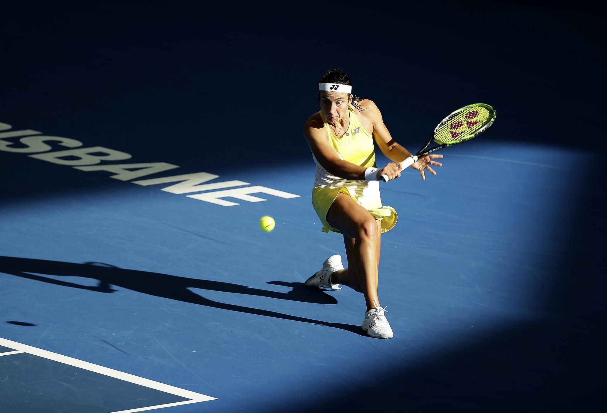 Lotyšská tenistka Anastasija Sevastova v Brisbane,.