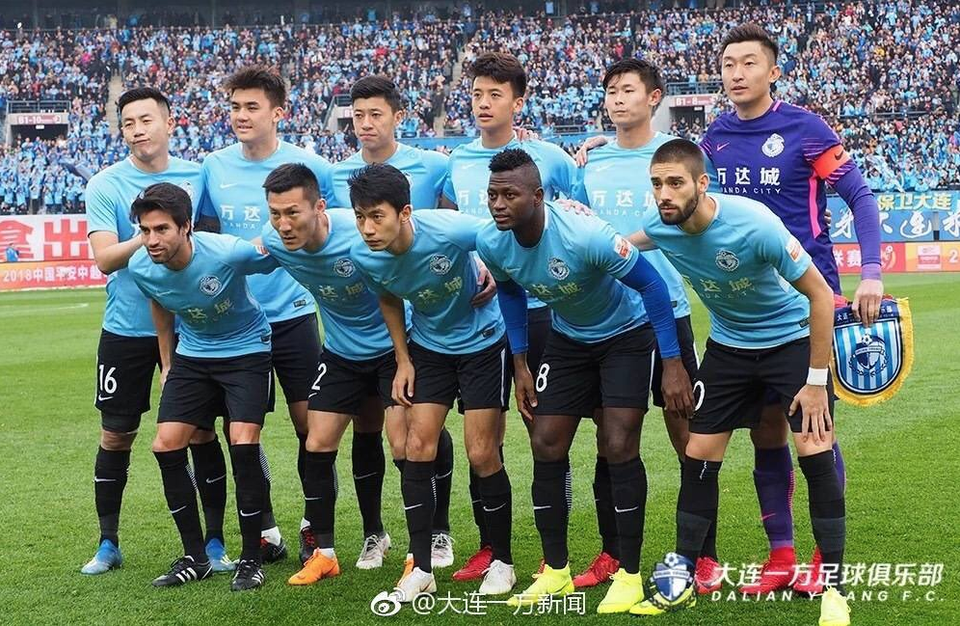 Zostava čínskeho klubu Dalian Yifang FC