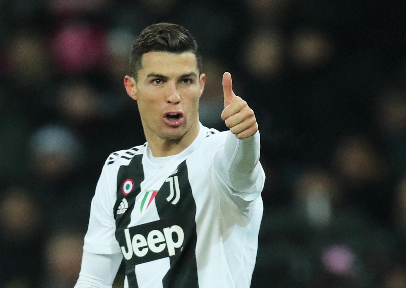 Cristiano Ronaldo v drese Juventusu Turín.
