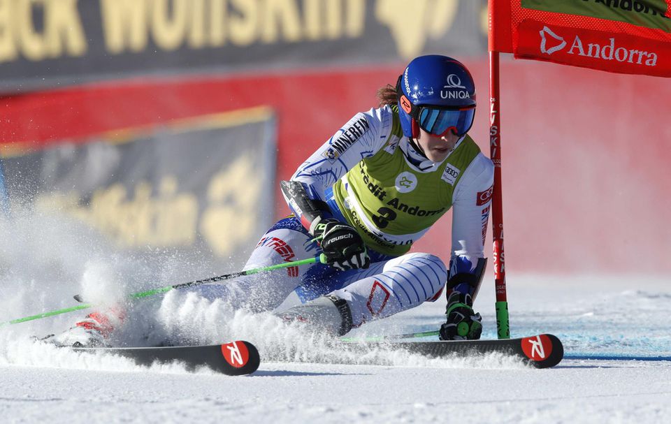 Slovenská lyžiarka Petra Vlhová na Svetovom pohári.