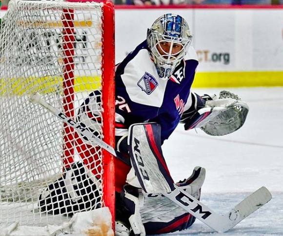 Adamovi Húskovi v New York Rangers veria, teraz je dôležité, aby sa presadil na farme v Hartforde.