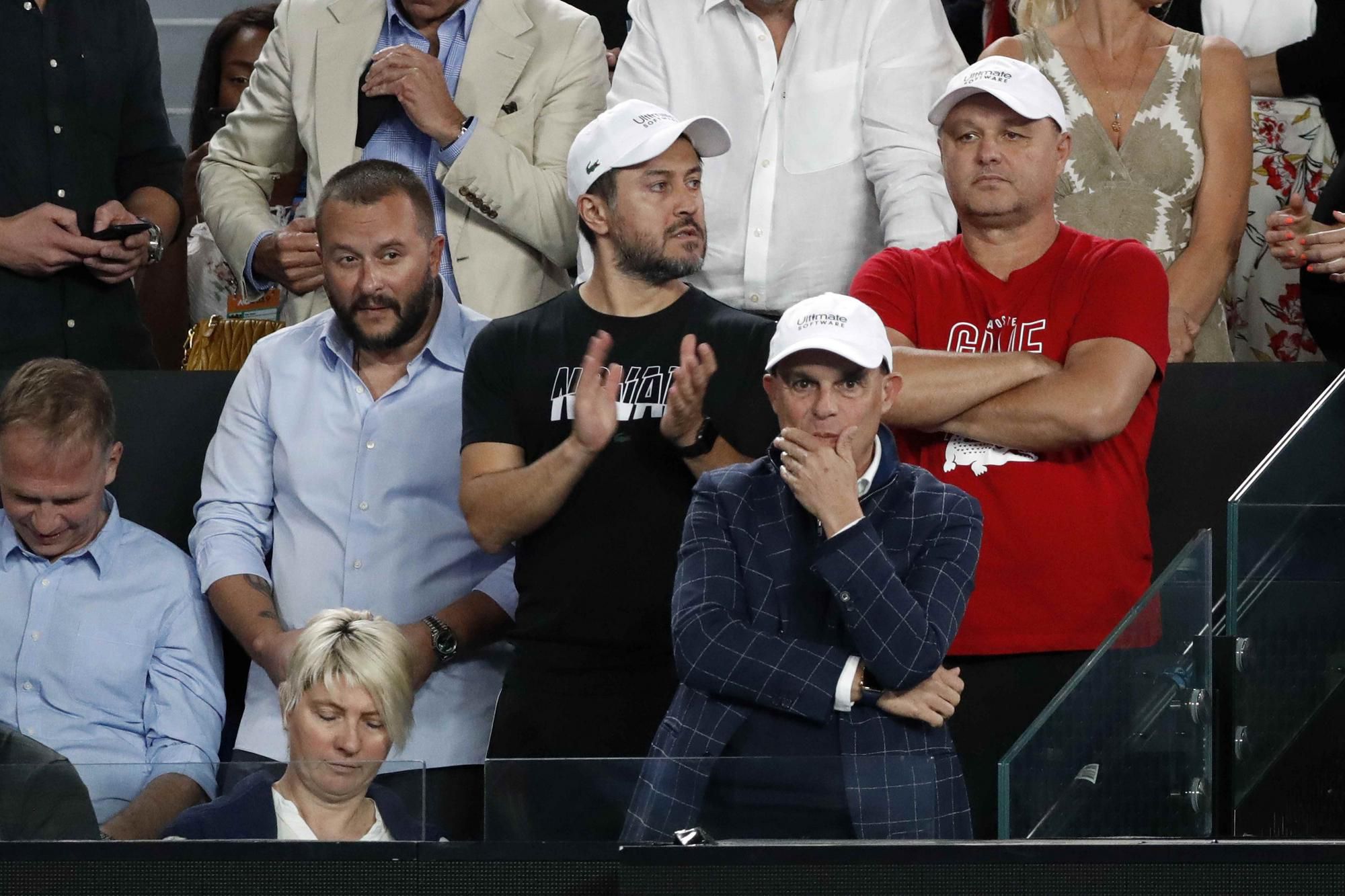 Marián Vajda sleduje finále Australian Open