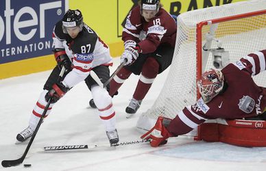 Crosby zavŕšil vysokú výhru Kanady nad Lotyšskom