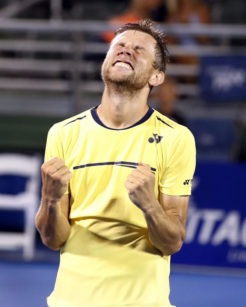 Moldavský tenista Radu Albot.