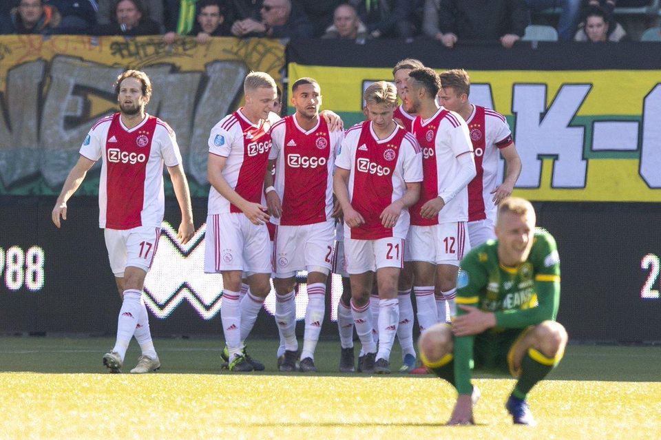 Hráči Ajaxu Amsterdam.
