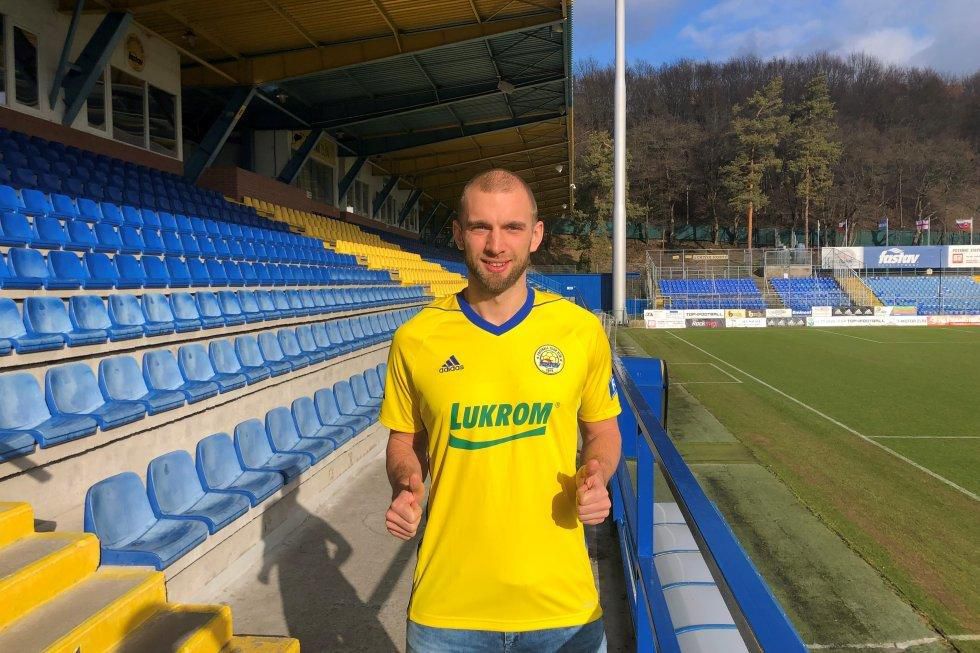 Marek Hlinka v drese FC Fastav Zlín
