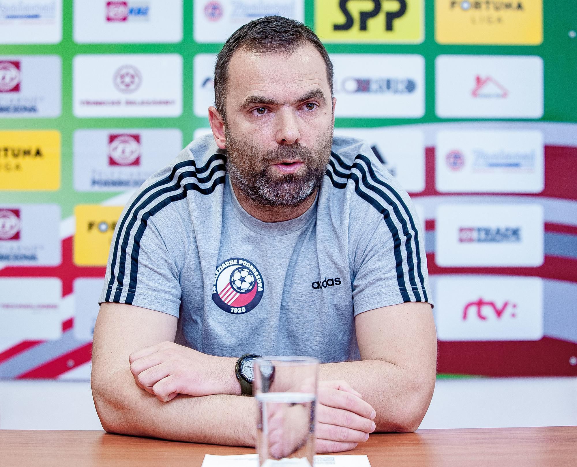 Tréner FK Železiarne Podbrezová Vladimír Veselý