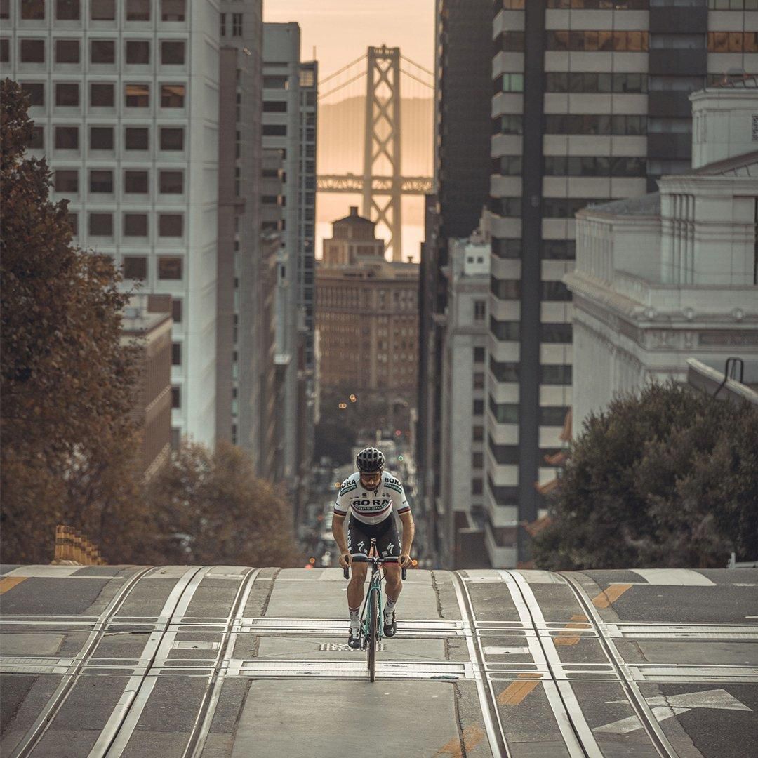 Peter Sagan v San Franciscu.